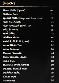 Hatti Kaapi menu 1