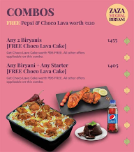 ZAZA Mughal Biryani menu 8