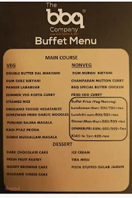 The Barbeque Company menu 1