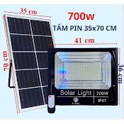 Đèn Năng Lượng Mặt Trời, Đèn Năng Lượng Mặt Trời Sân Vườn 100W, 200W, 300W, 450W, 500W, 600W, 700W Khung Nhôm Bh 2 Năm