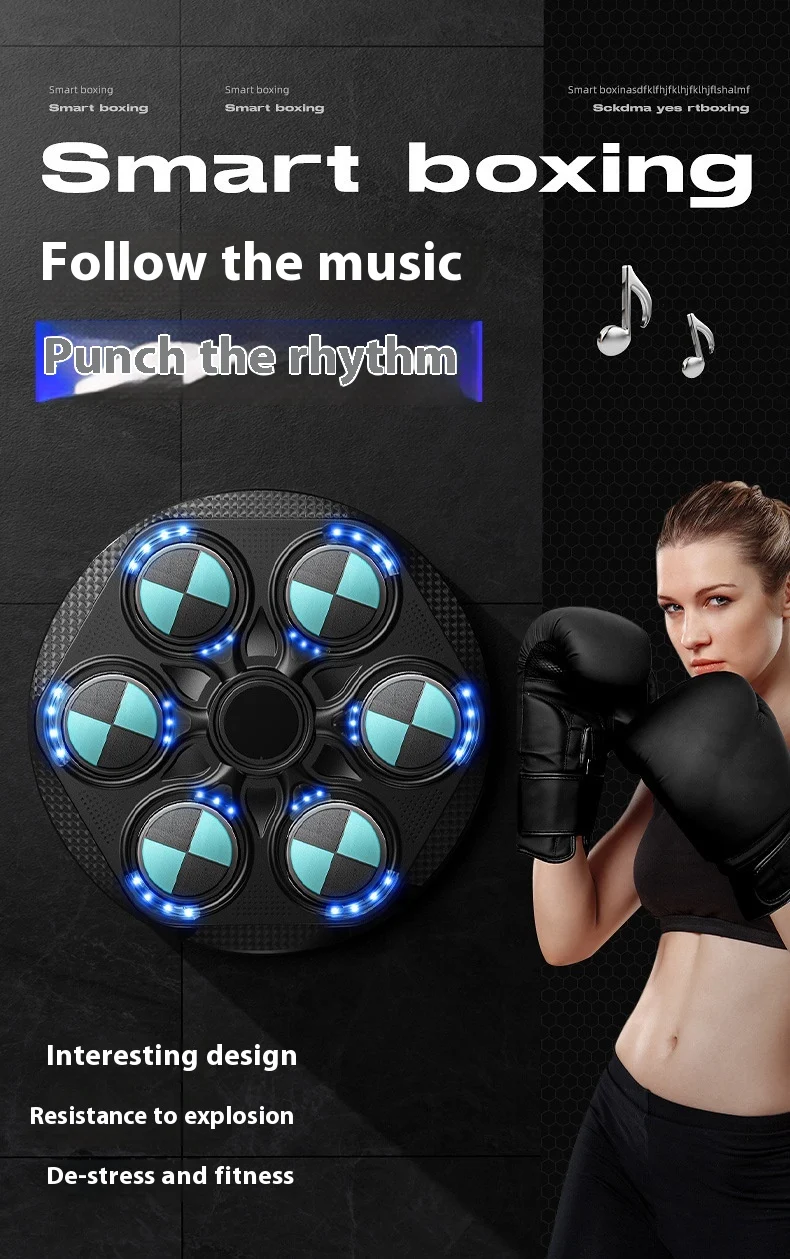 Title 7, Máquina de Boxe Musical Inteligente Bluetooth A...