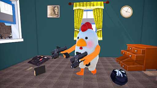 Gun Chicken Shooter War Game