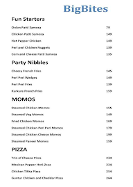 BigBites menu 1