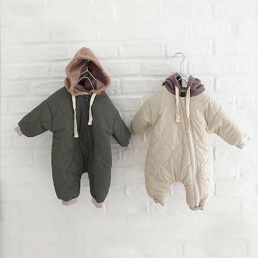 Title 7, Baby Padded Quilted Kumpsuit Outing Clothes. Co...