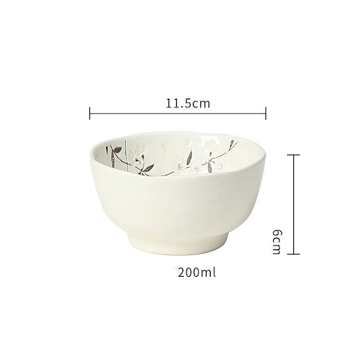 Title 1, Japanese Small Ceramic Single Soup Bowl Enjoy y...