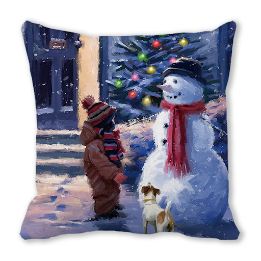 Title 13, Merry Christmas Encryption Peach Skin Fabric So...