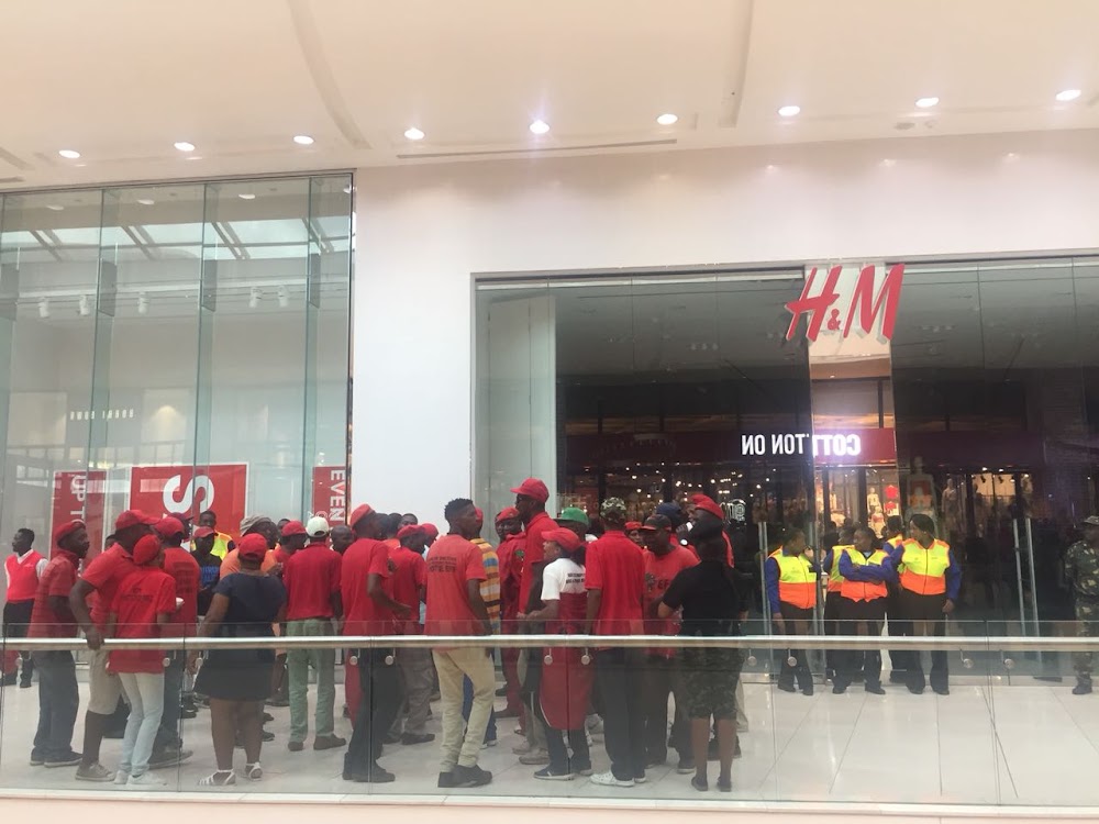 EFF storms H&M at Mall of Africa‚ yet again
