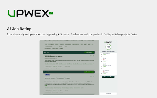 Upwex - AI Tools for Upwork