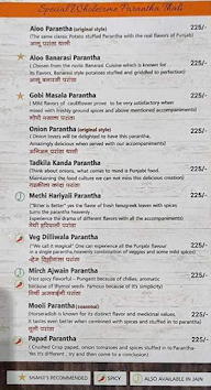 Shahji's - Parantha Express menu 4