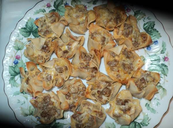 Sausage Wonton Appetizers_image