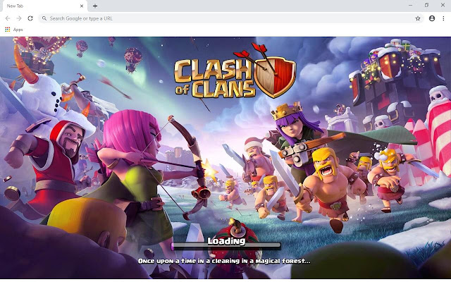 Clash Of Clans Wallpapers and New Tab