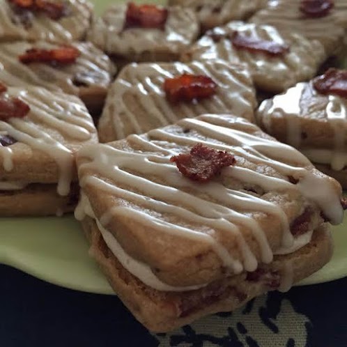 Ultimate Maple-Bacon Bourbon Cream Sandwich Cookies