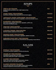 SKYFIVE Lounge menu 1