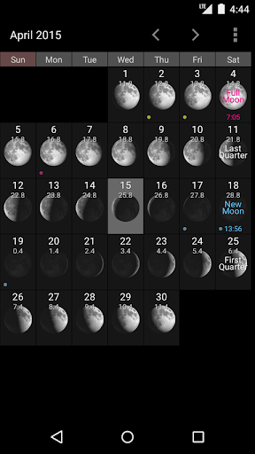 Screenshot Simple Moon Phase Widget