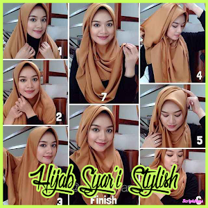 Download Tutprial Hijab Syar'I Stylish For PC Windows and Mac