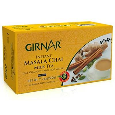 Girnar Lemongrass Chai Instant Tea Premix - 10 pcs