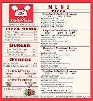 Rustic Pizza menu 2