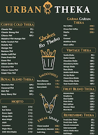 Urban Theka menu 1