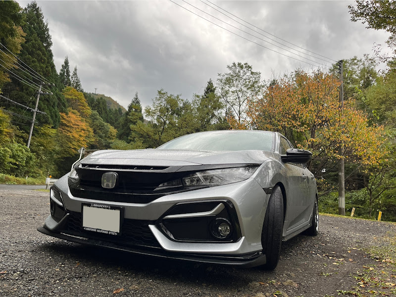 シビックの紅葉と愛車・ブローオフバルブ・大気開放に関するカスタム