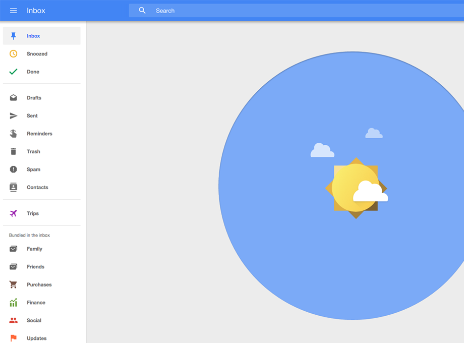 Google Inbox Nav White Preview image 1