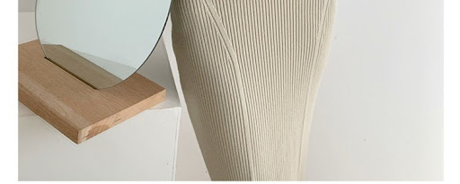 Title 16, Slimming knee-length sweater skirt base, offeri...