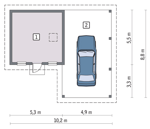 GC36 - Rzut parteru