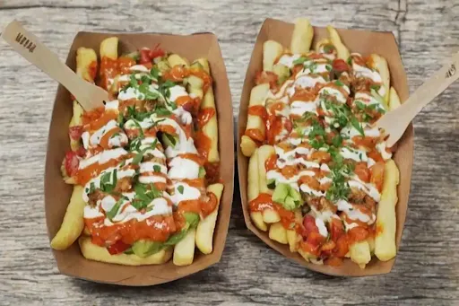 Chicken Seekh Cheezy Maxs Fries