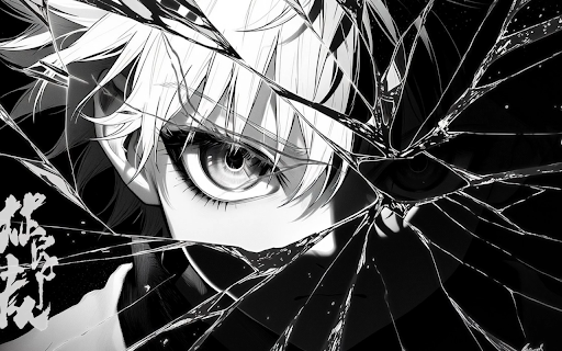 Shattered Gaze — Killua Zoldyck Live Wallpaper screenshot 2