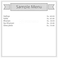 Chandubhai Gathiya wala menu 3