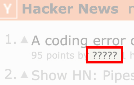 Hacker Whos - Hide Hacker News Usernames Preview image 0