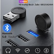 Thiết Bị Chuyển Đổi Bluetooth Usb V5.0, Có Thể Kết Nối Với Chuột Bluetooth, Loa, Tai Nghe