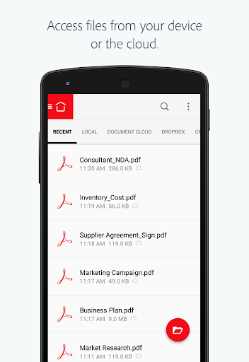 Adobe acrobat reader android