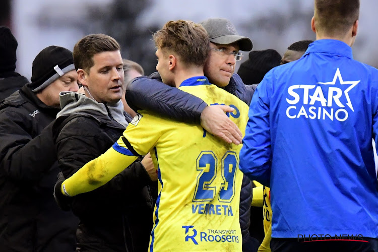 Spelers en staf van Waasland-Beveren dragen zege op aan overleden materiaalman Willy Van De Velde