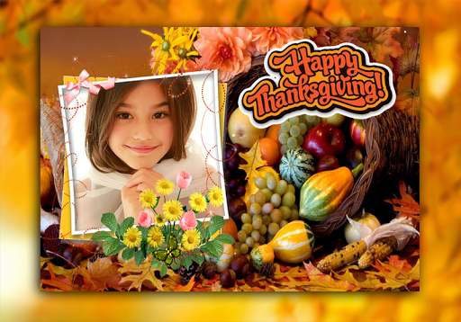 Happy Thanksgiving Photo Frame