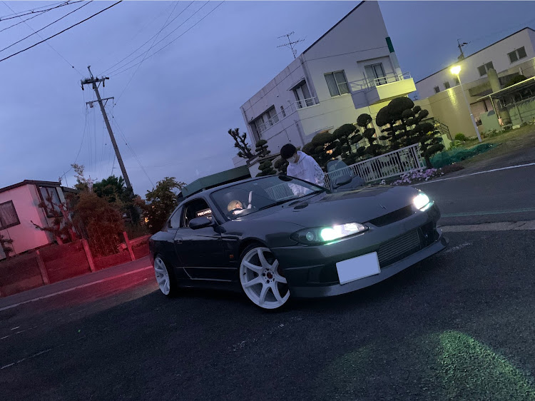シルビアの最高にかっこいい・s15乗り・夜間撮影・ライトアップに関するカスタム事例の投稿画像1枚目