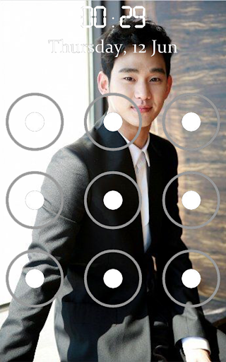 Kim Soo Hyun Pattern Lock Screen