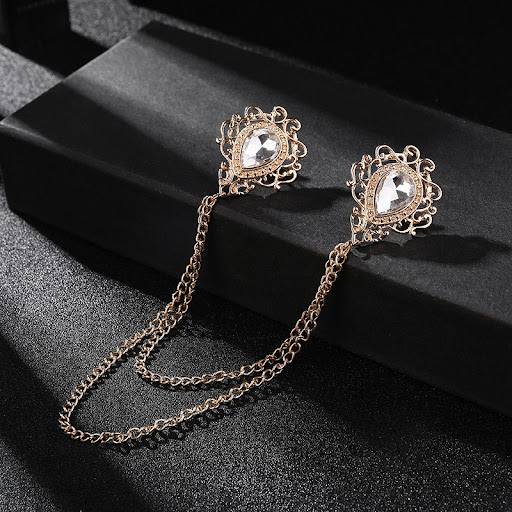 Title 7, Fashion Shirt Collar Chain Raindrop Enhance you...