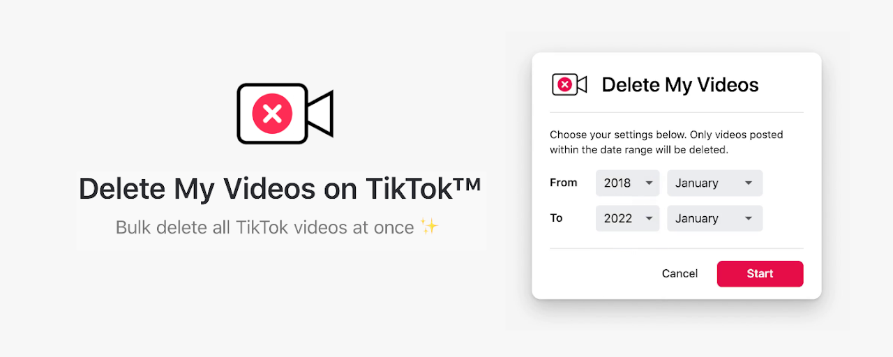 Delete All My Videos on TikTok™ Preview image 2