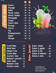 Juicy Day menu 1