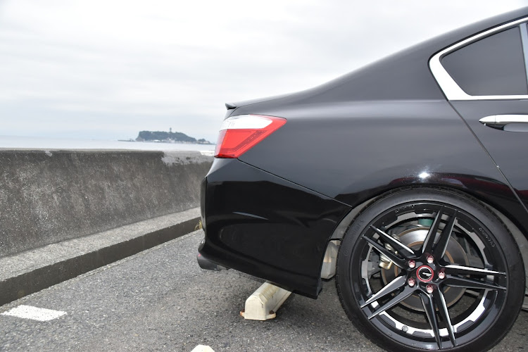 アコードの江の島ドライブ・七里ヶ浜海岸駐車場・HONDA The Power of Dreams・秋の全国交通安全運動に関するカスタム事例の投稿画像4枚目