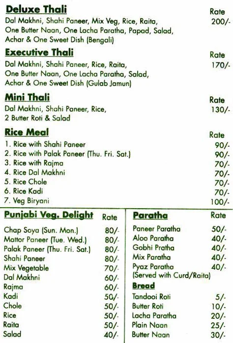 Mahender Sweets House menu 