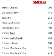 Mr. Kabab menu 1