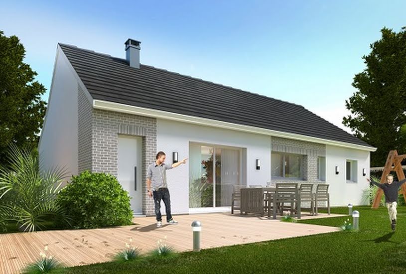  Vente Terrain + Maison - Terrain : 540m² - Maison : 88m² à Routot (27350) 