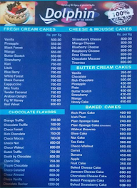 Dolphin Bakery menu 1