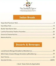 The Northern Spice menu 4