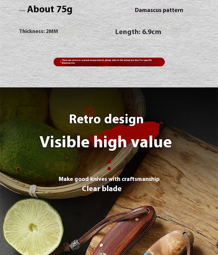 Title 1, VG10 Folding Portable Mini Outdoor Knife offers...
