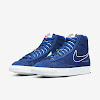 blazer mid '77 deep royal blue / orange / university gold / white