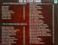 Local Fast Food menu 6