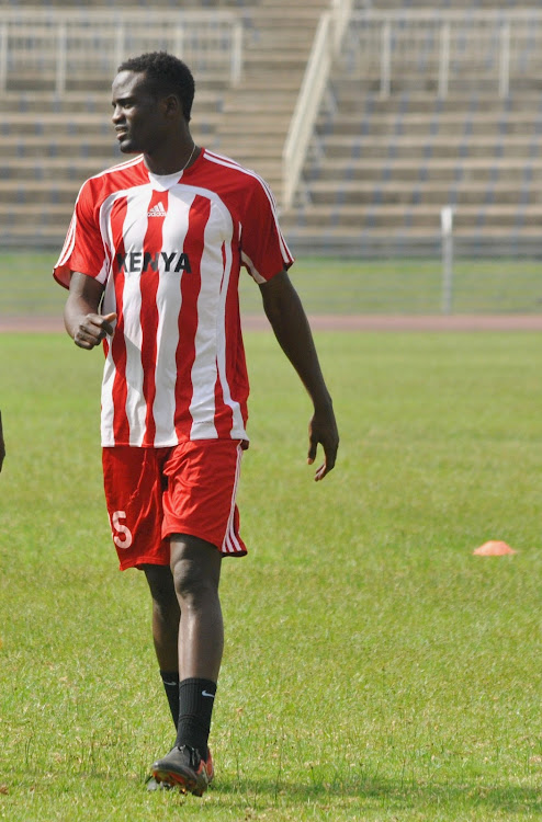 McDonald Mariga during his days with Harambee Stars