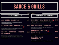 Sauce & Grills menu 4